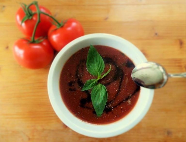 vegánske gazpacho